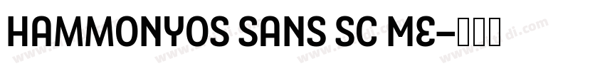 HammonyOS Sans Sc Me字体转换